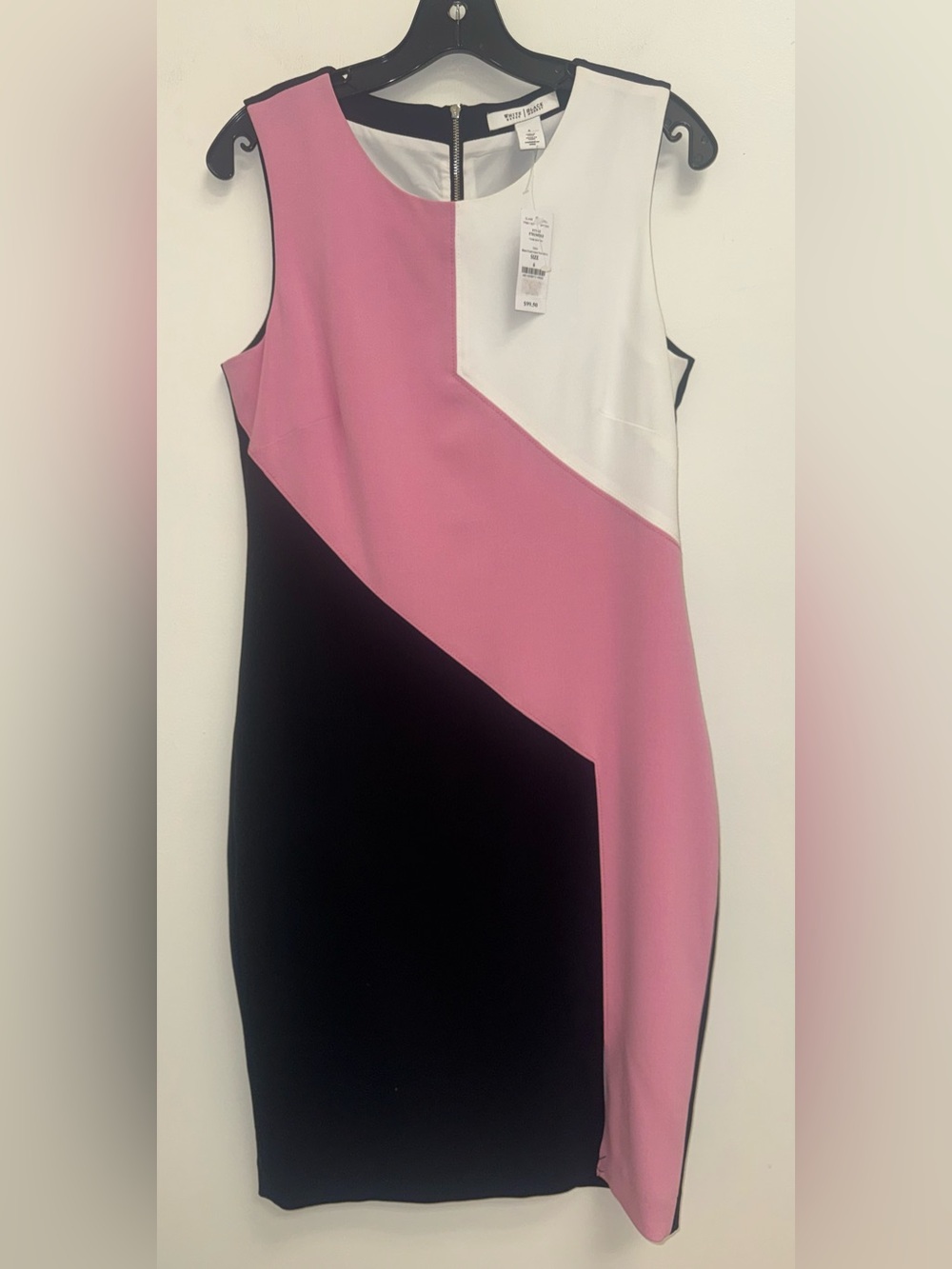 NWT White House Black Market WHBM Colorblock Dress